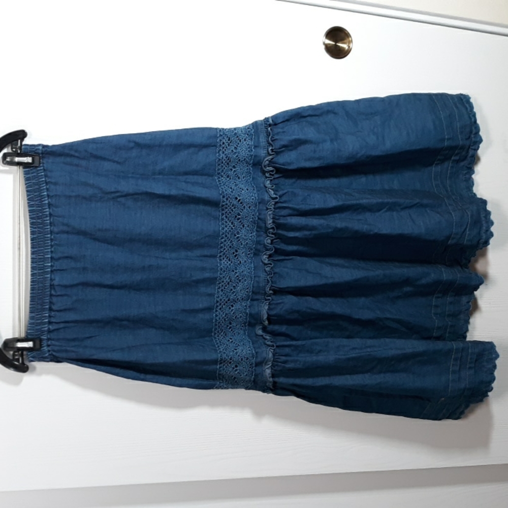 Liz Wear Vintage Denim Skirt - Picture 4 of 9